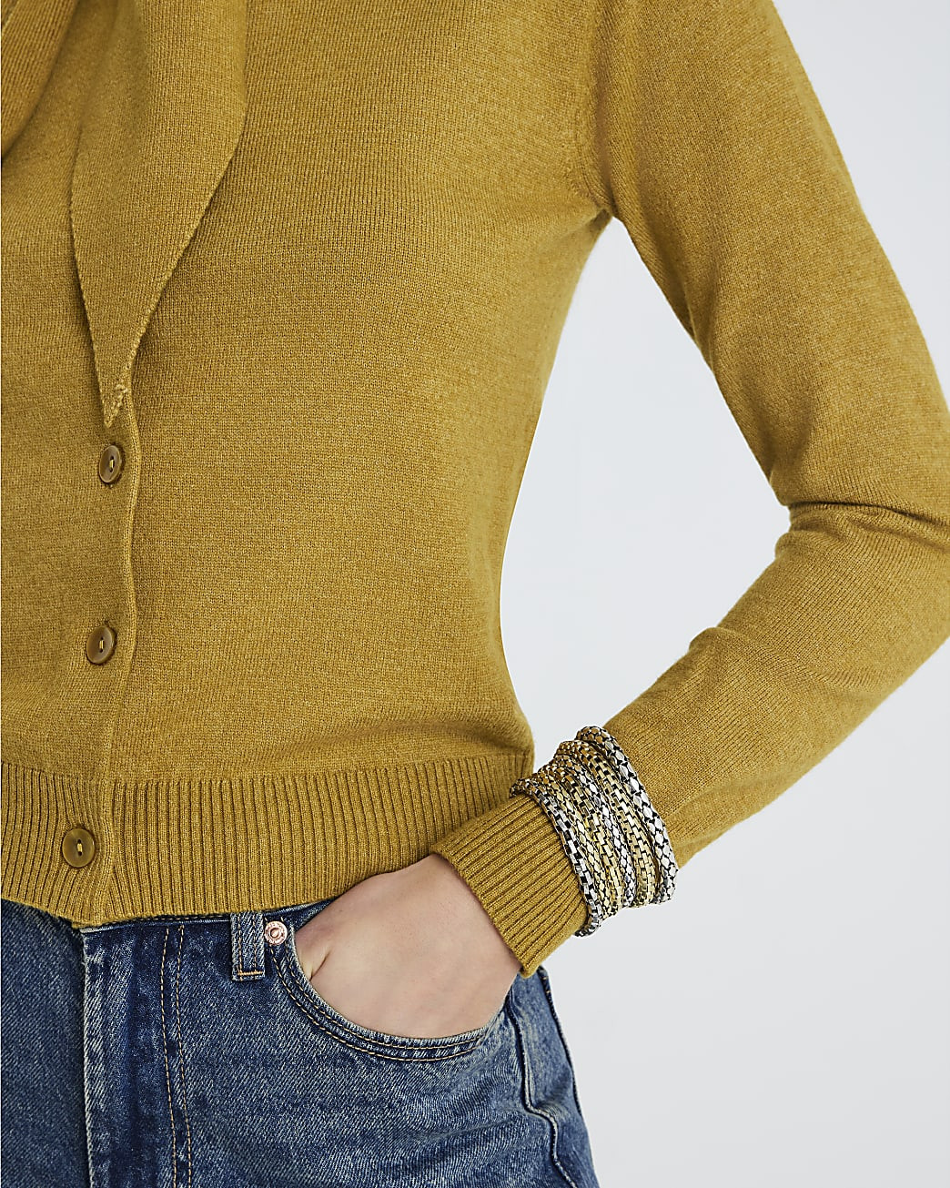 Gold Mesh Chain Stretch Multipack | River Island UK & IE