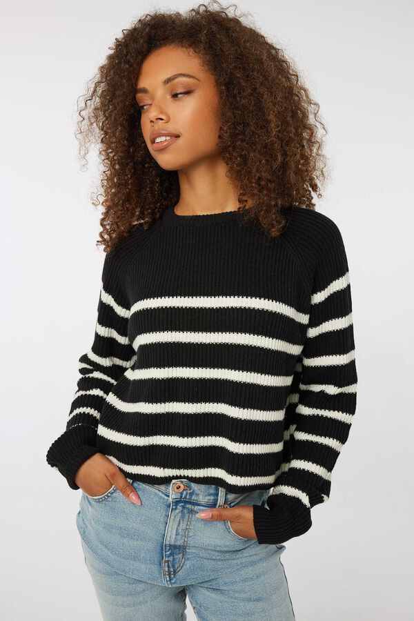 Ribbed Raglan Sweater | Ardene