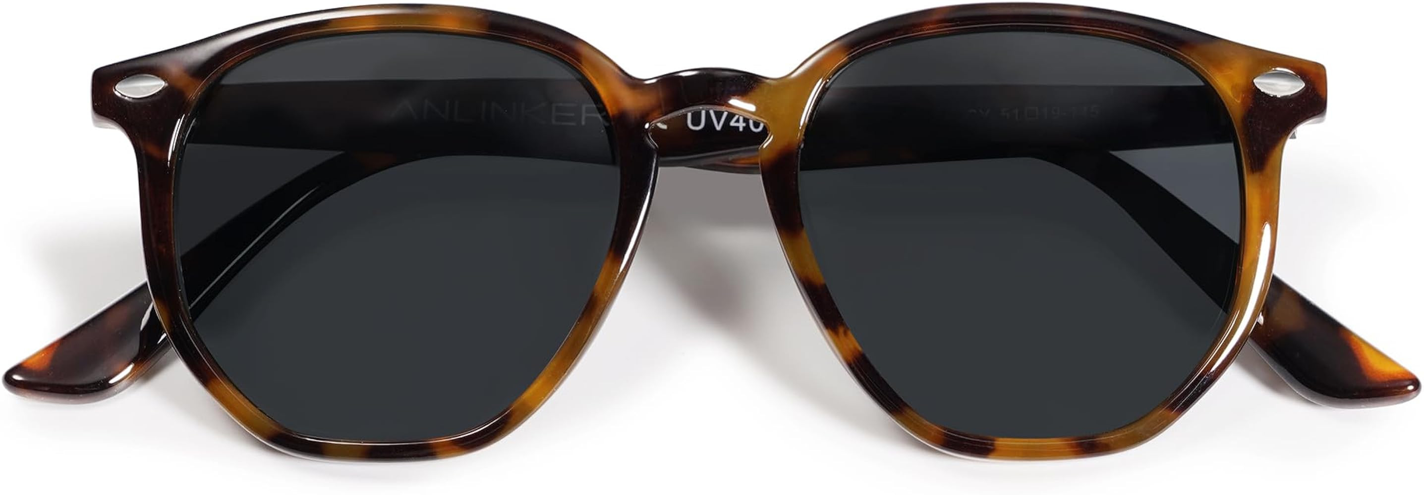 VANLINKER Hexagonal Trendy Polarized Sunglasses for women VL9696 | Amazon (US)