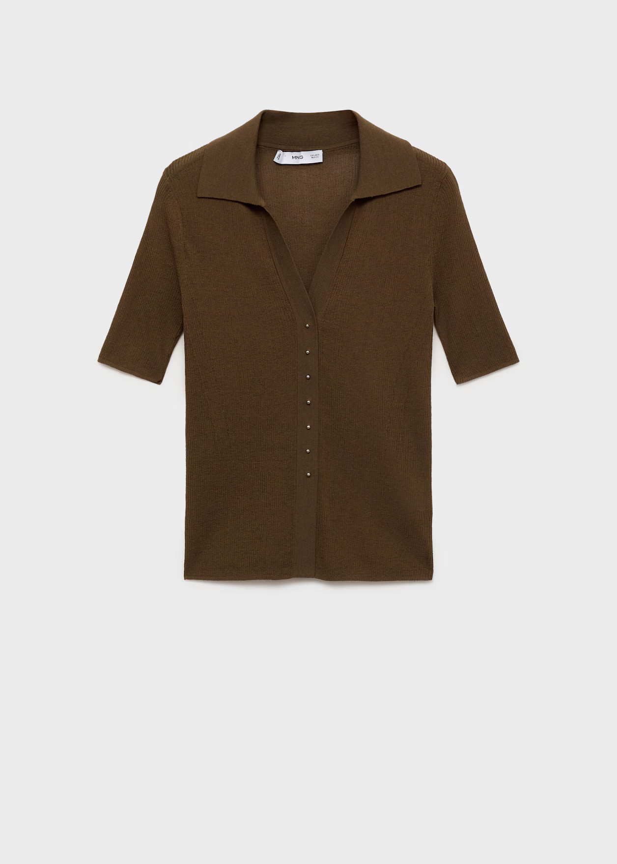 Ribbed polo-neck sweater - Women | MANGO USA | Mango (US/MX/AU)