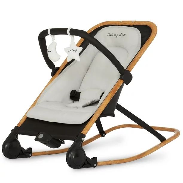 Dream on Me Rock with me 2-in-1 Rocker and Stationary Seat | Compact Portable Infant Rocker with ... | Walmart (US)