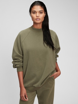 Vintage Soft Mockneck Oversized Sweatshirt | Gap (US)