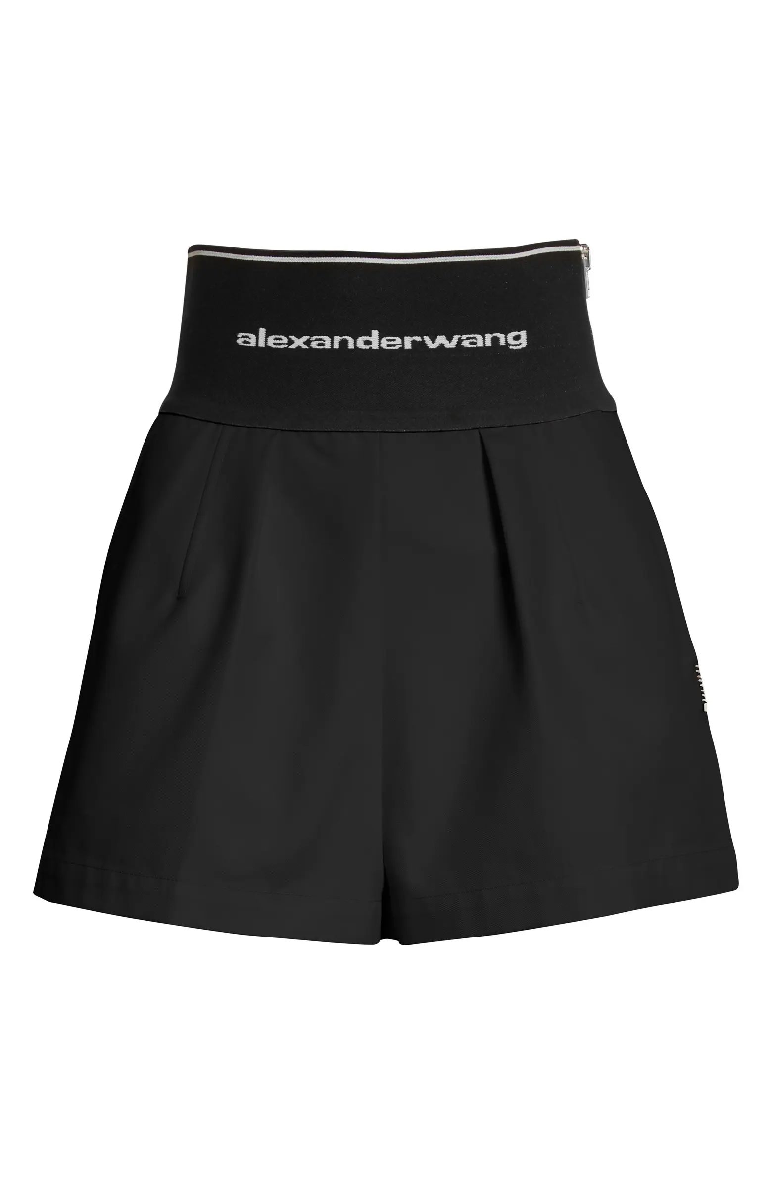 Alexander Wang Carrot High Waist Logo Shorts | Nordstrom | Nordstrom