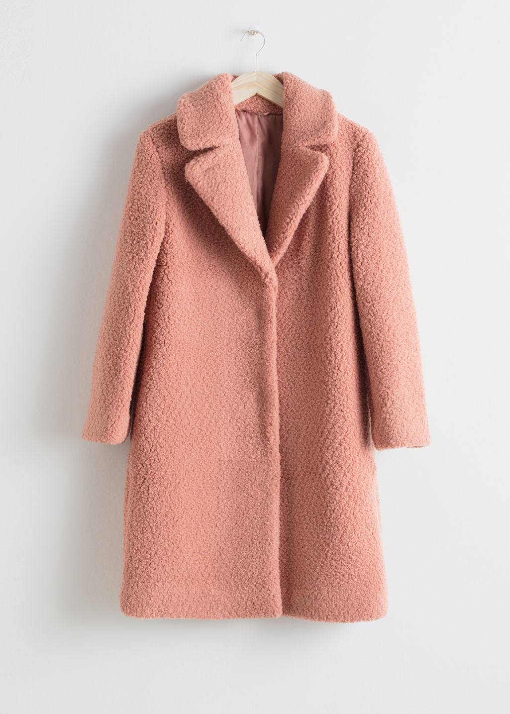 Faux Shearling Teddy Coat - Orange | & Other Stories (EU + UK)