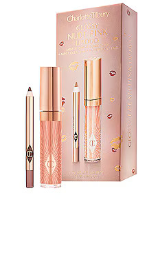 Charlotte Tilbury Glossy Nude Pink Lip Duo from Revolve.com | Revolve Clothing (Global)