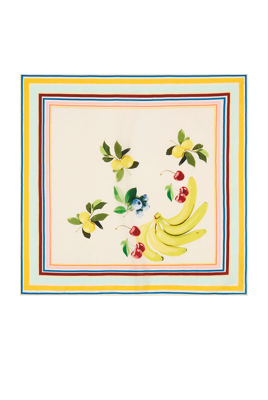 Fruity Silky Scarf in Multi | Bohemian Traders