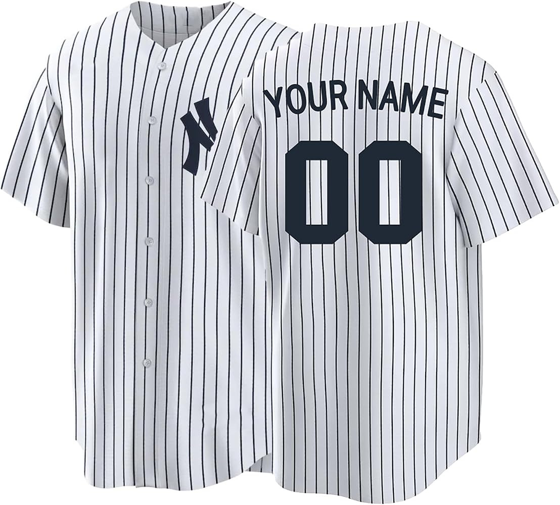Personalized Baseball Jersey Customizable with Player Name and Number for Adult and Youth | Amazon (US)