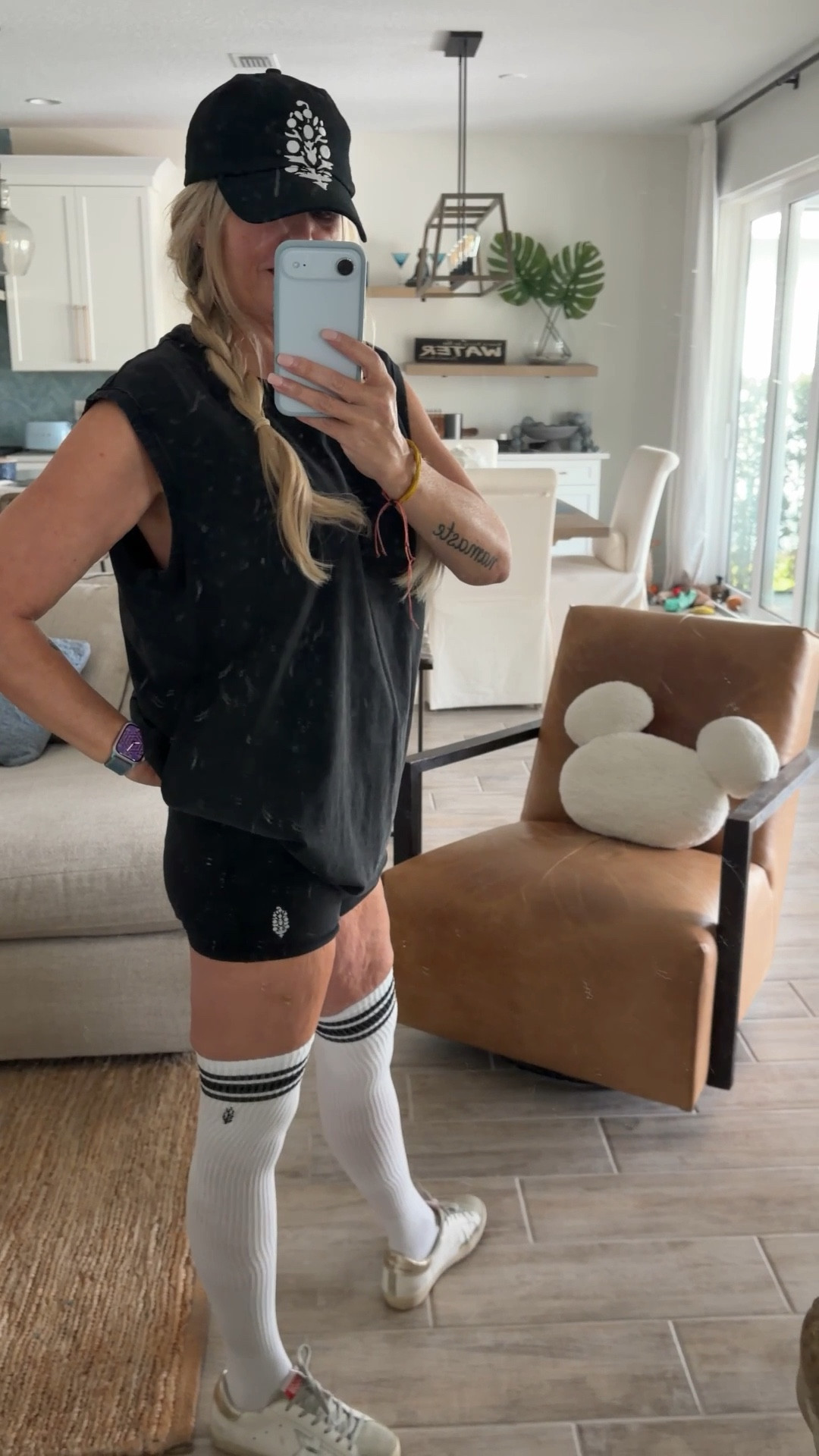 TGIF sporty fall Friday Free People Hot Shot Micro set! Ya’ll this Set is a STEAL at $70!! 🚨👀 

With Free People hat and over the knees socks! My exact socks aren’t an available any more so I found similar! Topped off my look with some Golden Goose sneakers. Couldn’t find my exact ones to tag! Wearing a small in Free People set!

#LTKStyleTip #LTKActive #LTKFindsUnder100