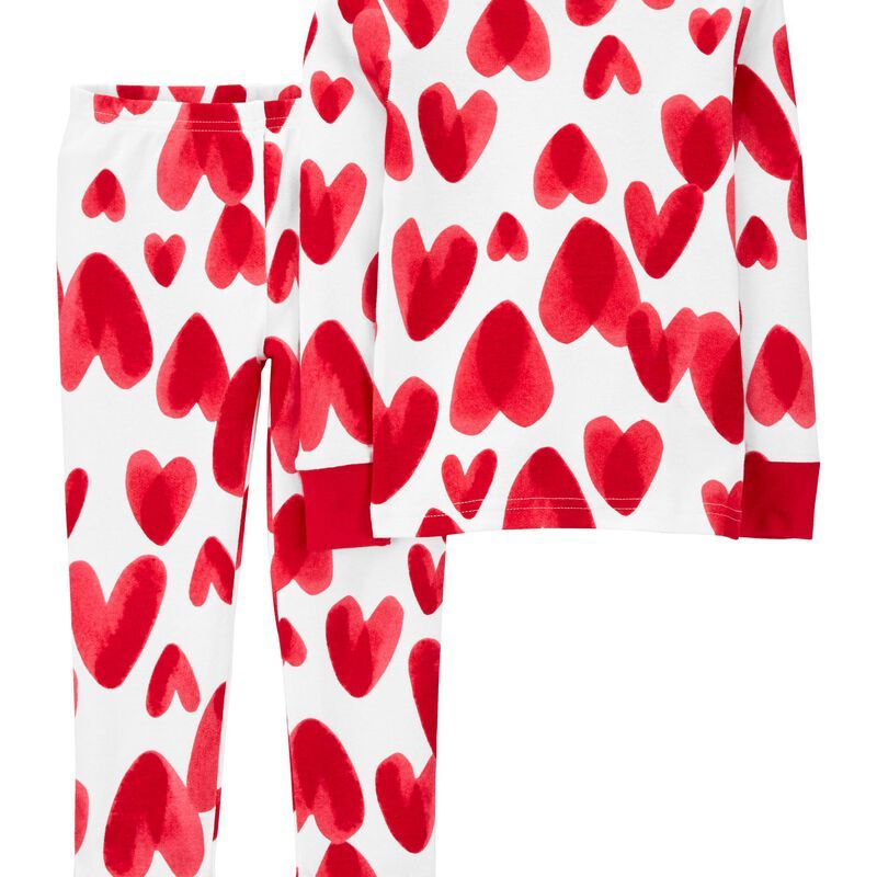 2-Piece Valentine's Day Heart 100% Snug Fit Cotton PJs | Carter's