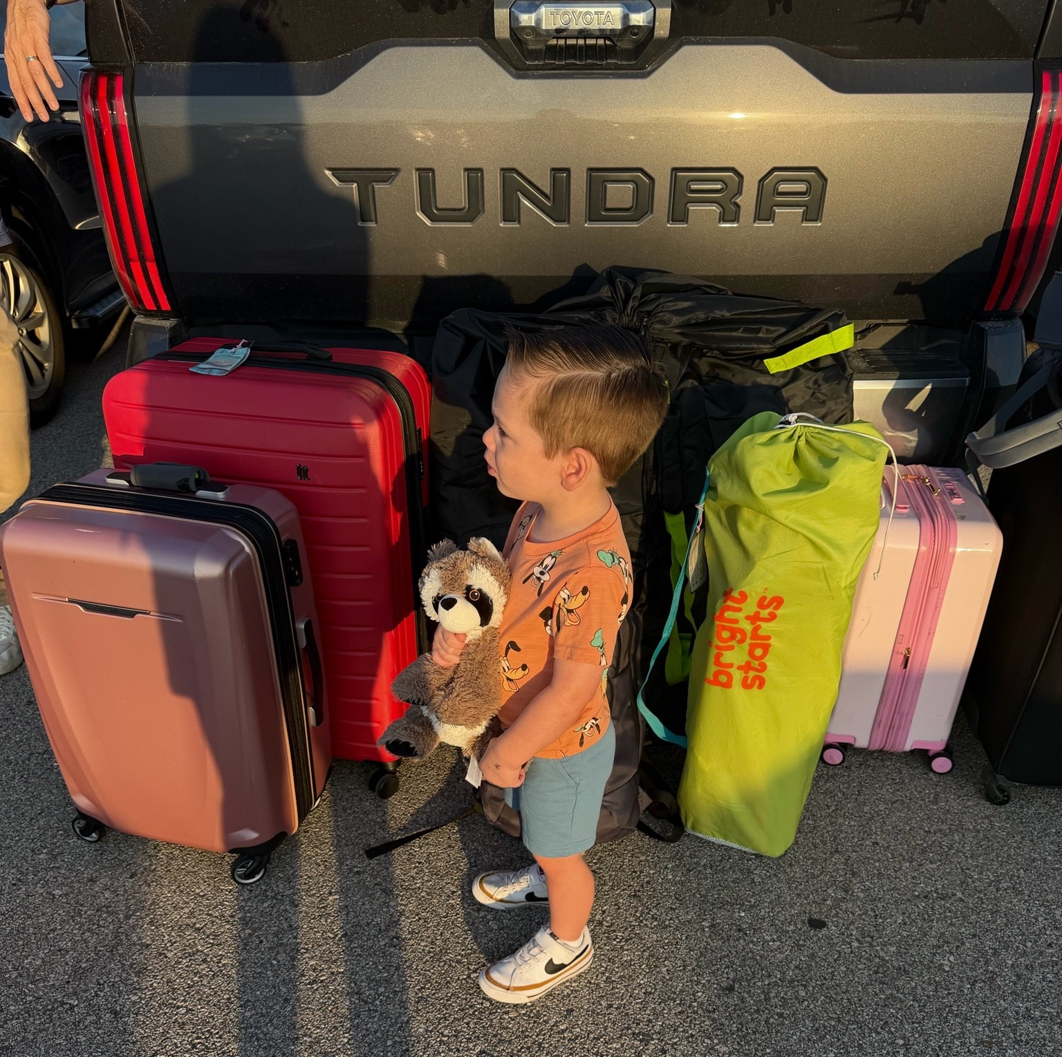 Family of 4 — 3 year old & 9 month old — headed to Disney….we don’t travel light 😅🙏🏻. But these were soooo helpful when flying and traveling to a hotel with little ones

Having the play seat/bouncer for my son was so helpful while in the hotel and trying to get ready…also pro tip you can check it for free as a stroller 😉

Disney must have | babies at Disney | traveling with babies | toddler travel | plane toys

#LTKmomlife #LTKTravel #LTKBaby