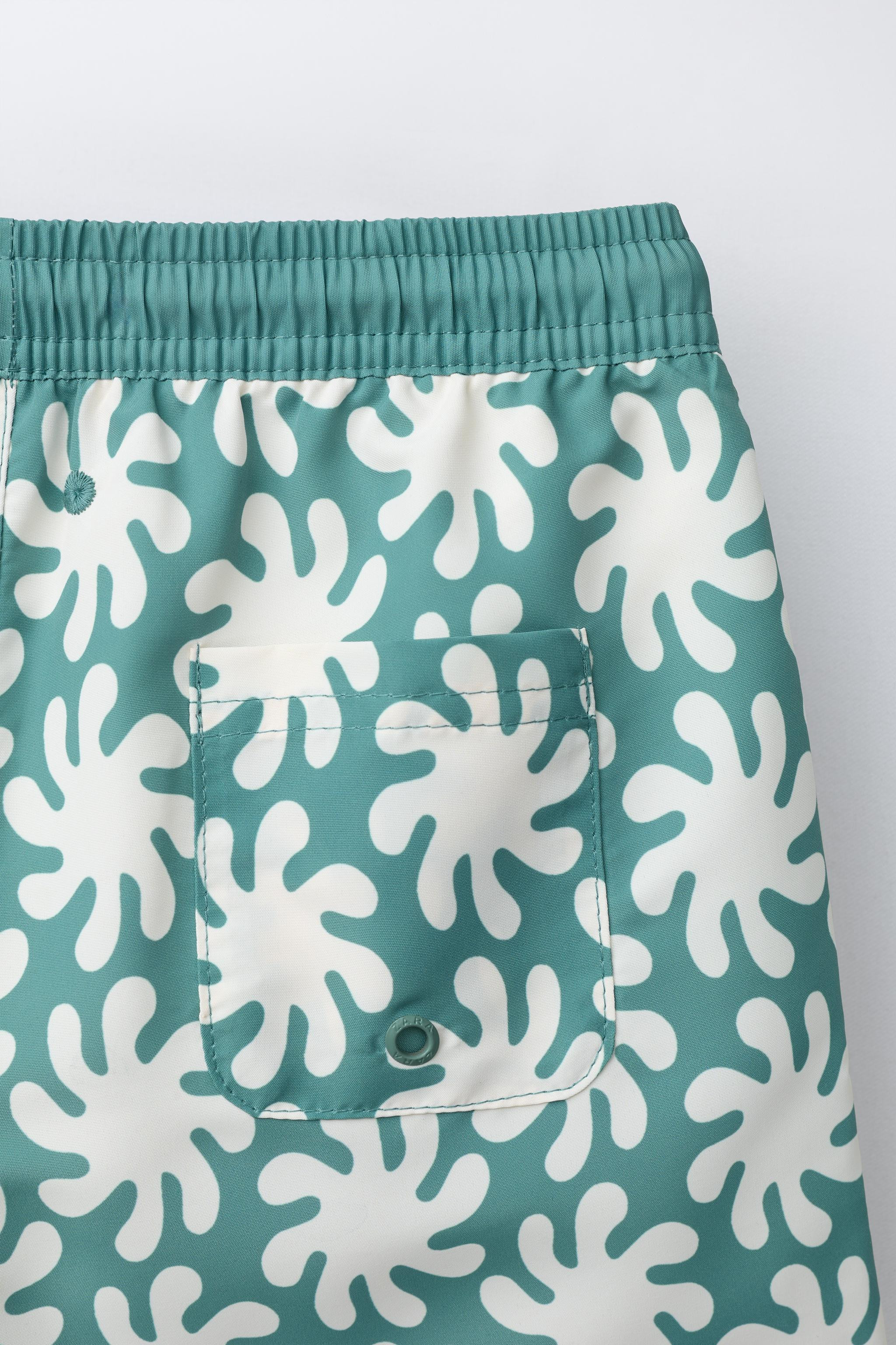 6-14 YEARS/ SPIRAL PRINT SWIM SHORTS | Zara US