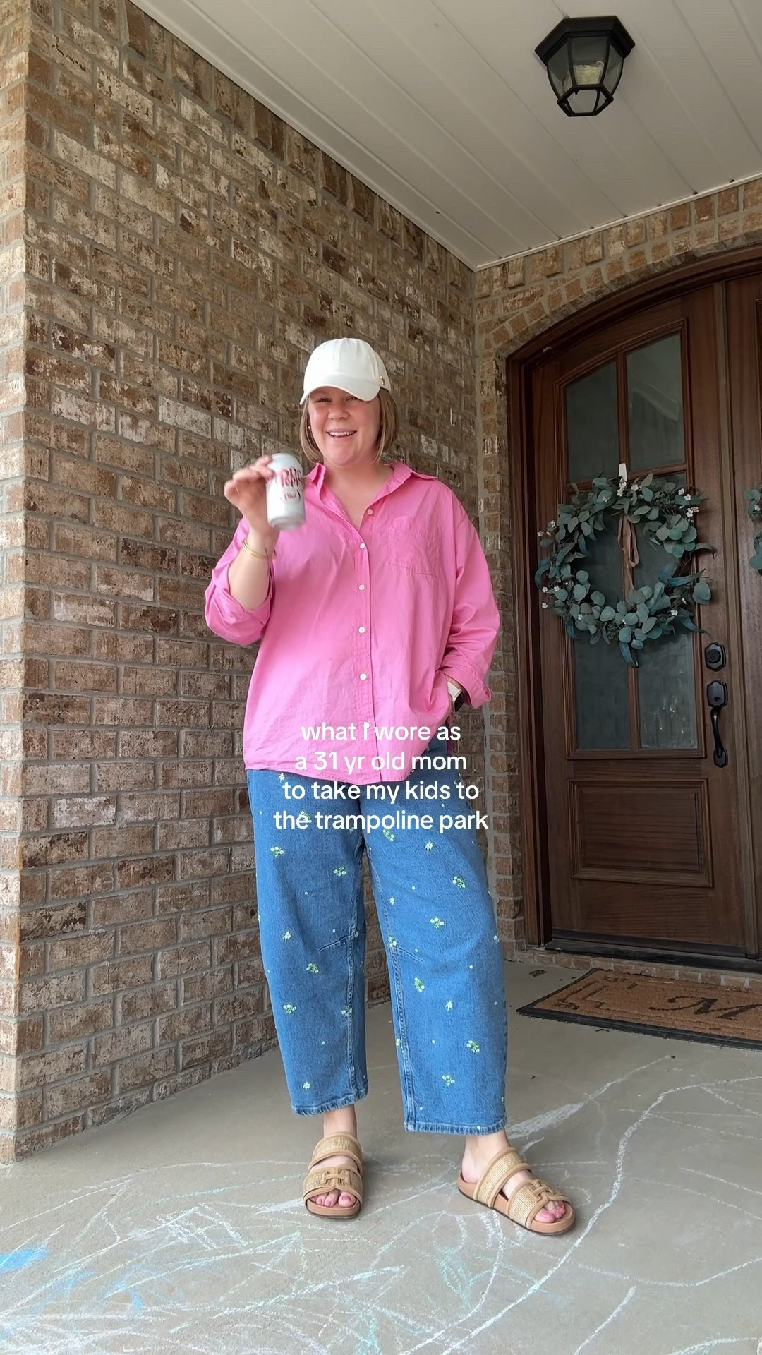 Styled these Walmart jeans with this Gap button down and it might be my most favorite outfit yet. The embroidery on these jeans is so cute!! TTS 

#LTKootd #LTKmomlife