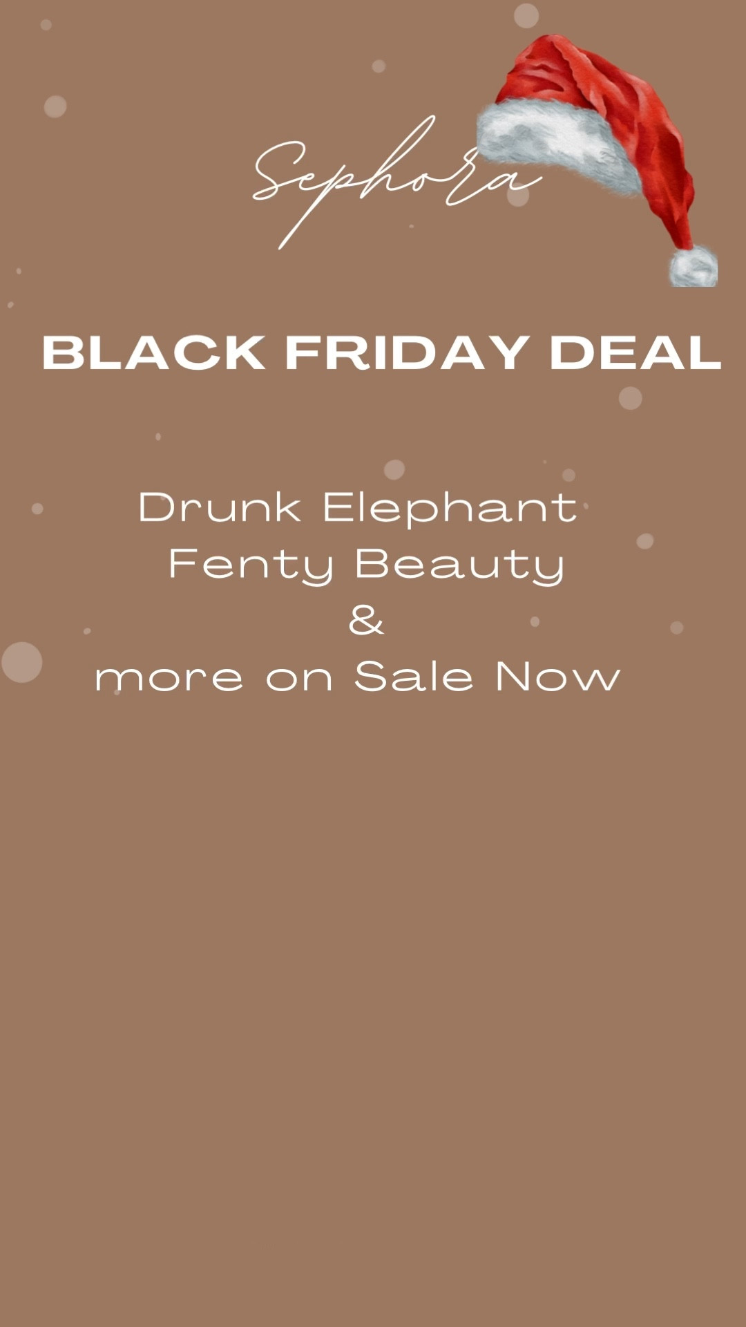 #blackfriday deal @sephora 30% off certain products. 

#LTKCyberWeek #LTKGiftGuide #LTKHoliday