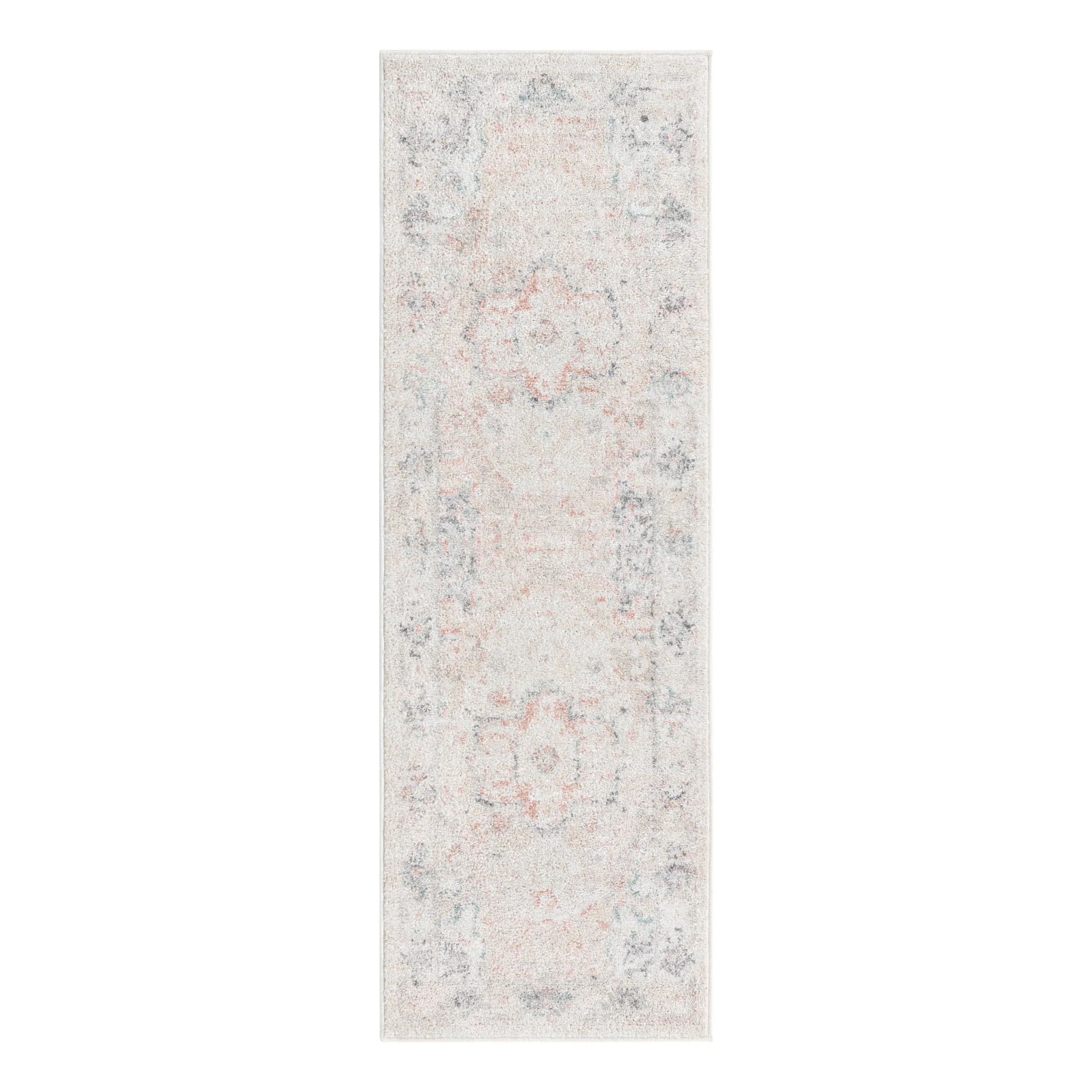 Hagood Performance Ivory/Gray/Pink Rug | Wayfair North America