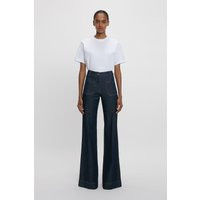 Victoria Beckham Alina High Waisted Short Jean In Light Rinse - Size 33S UK | Victoria Beckham US