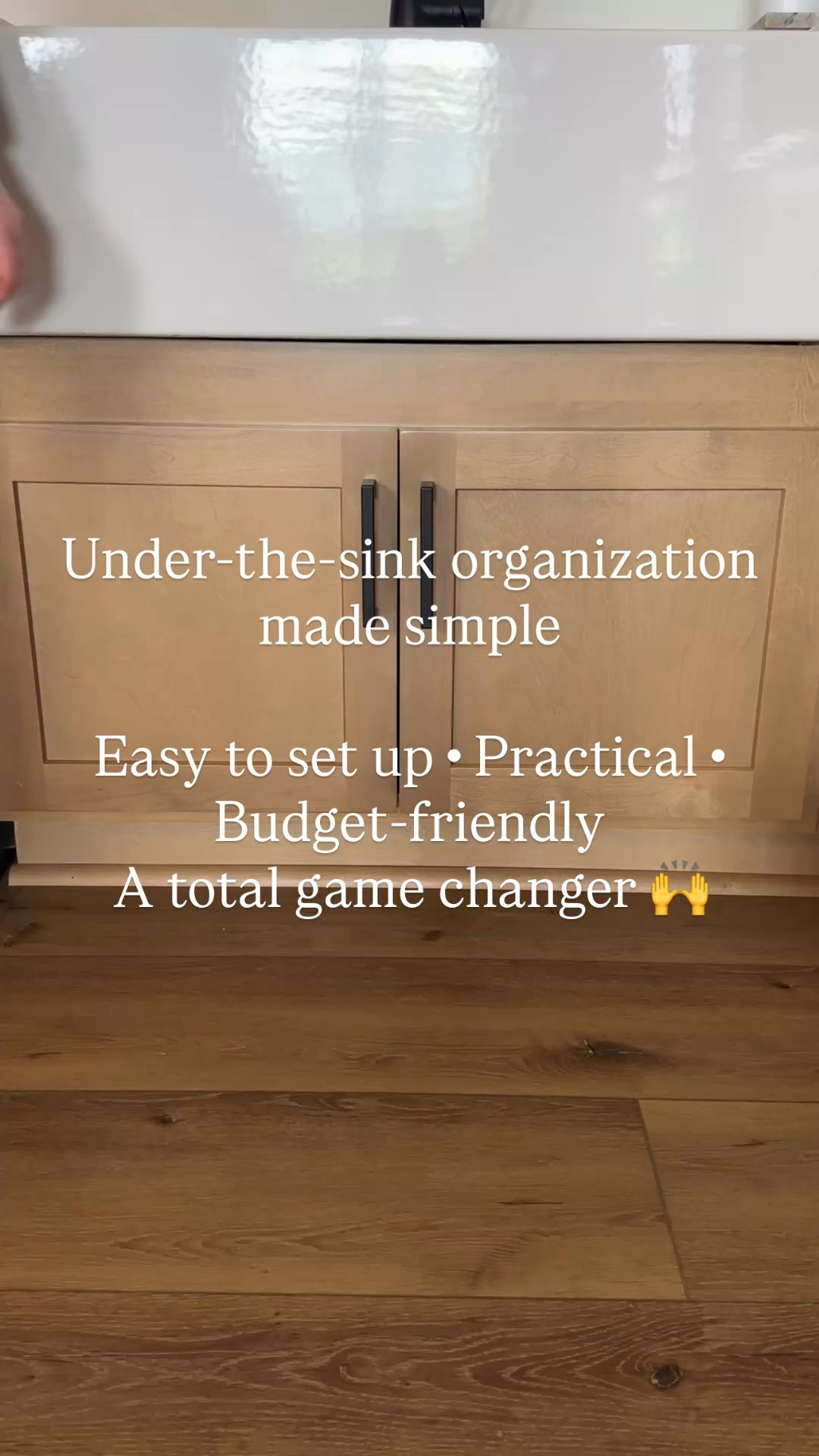 Under-the-sink organization made simple 😍 Easy to set up • Practical • Budget-friendly ✨A total game changer 🙌

#LTKHome #LTKstorytime #LTKdayinmylife