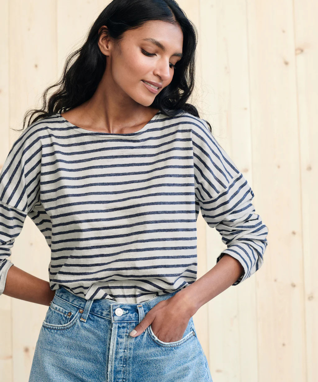 Rue Drop Shoulder Tee | Jenni Kayne