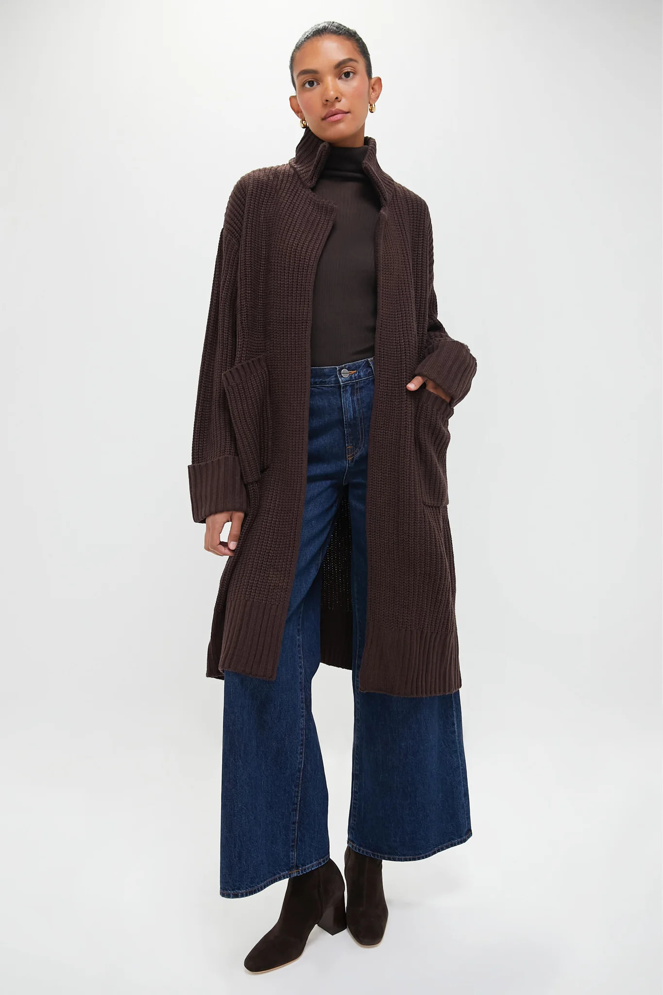 Brown Collar Coatigan | Tuckernuck (US)