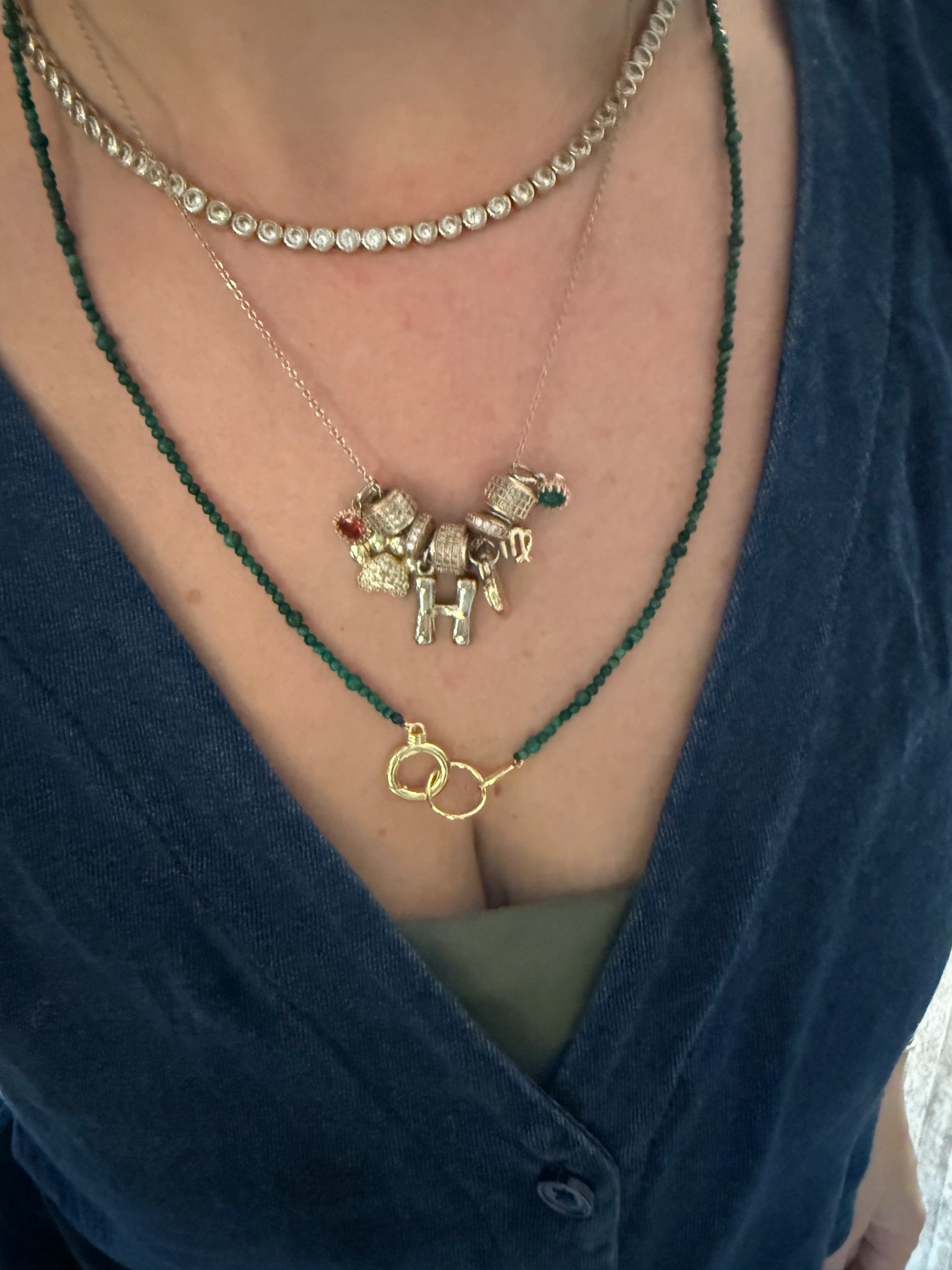 my tennis necklace/bracelet & adjustable ring are all Nikki E -> get 10% off automatically with this link! Or code LAURENP10 💘✨🙏🏼☀️ 
https://www.nikkiedesigns.com/?ref=LaurenPrice 