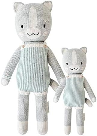 cuddle + kind Dylan The Kitten Little 13" Hand-Knit Doll – 1 Doll = 10 Meals, Fair Trade, Heirloom Q | Amazon (US)