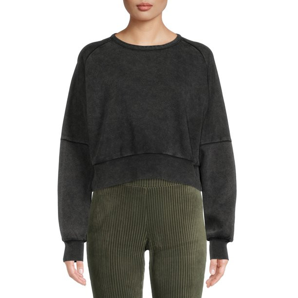 No Boundaries Junior's Twist Back Sweatshirt - Walmart.com | Walmart (US)