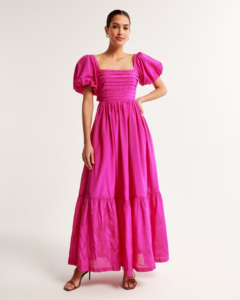 Emerson Drama Bow-Back Gown | Abercrombie & Fitch (UK)