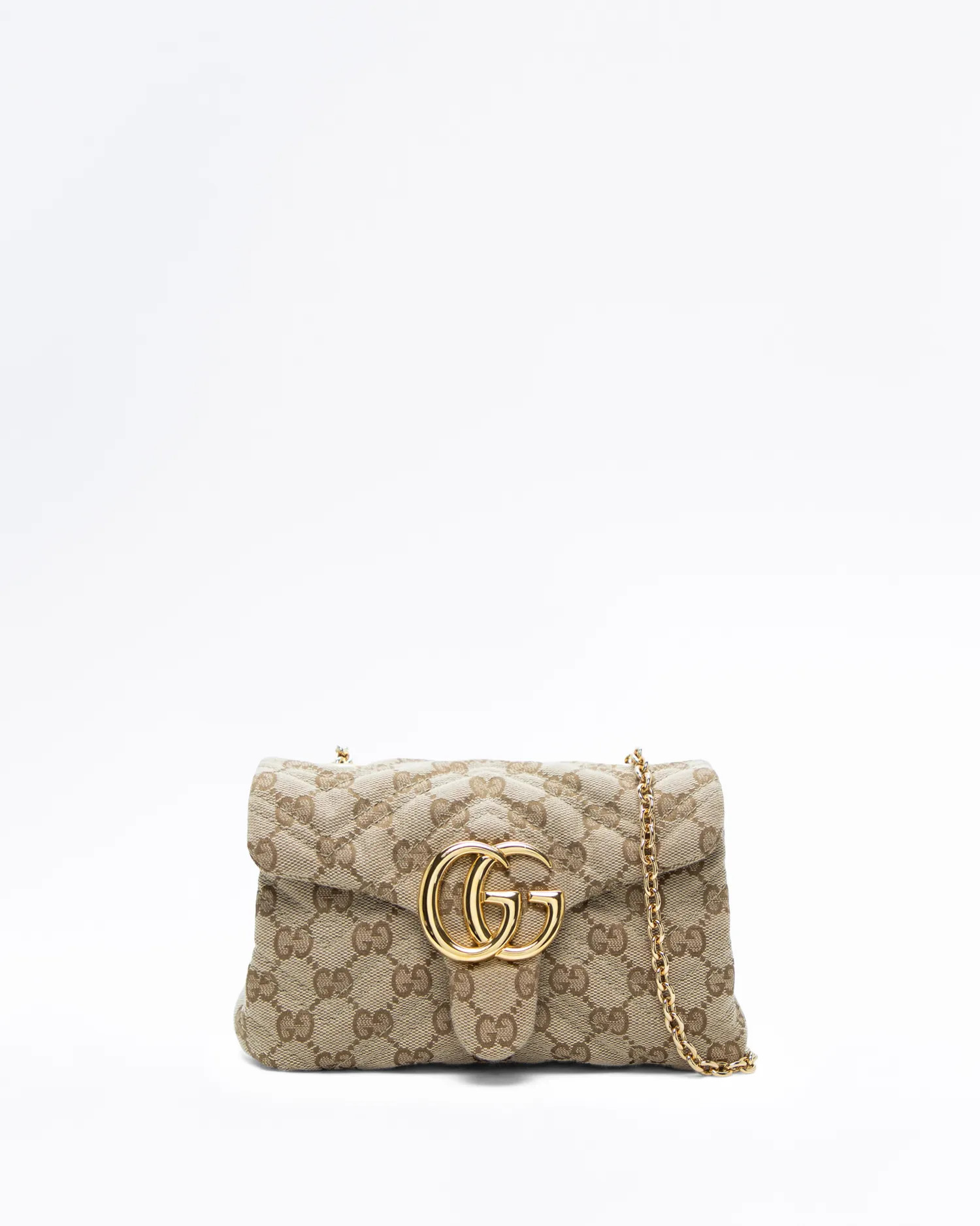 GG Marmont Canvas Mini Shoulder Bag | Vivrelle
