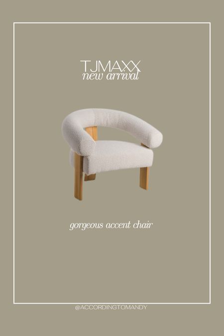 Tj maxx new arrival - accent chair! 

#LTKhome