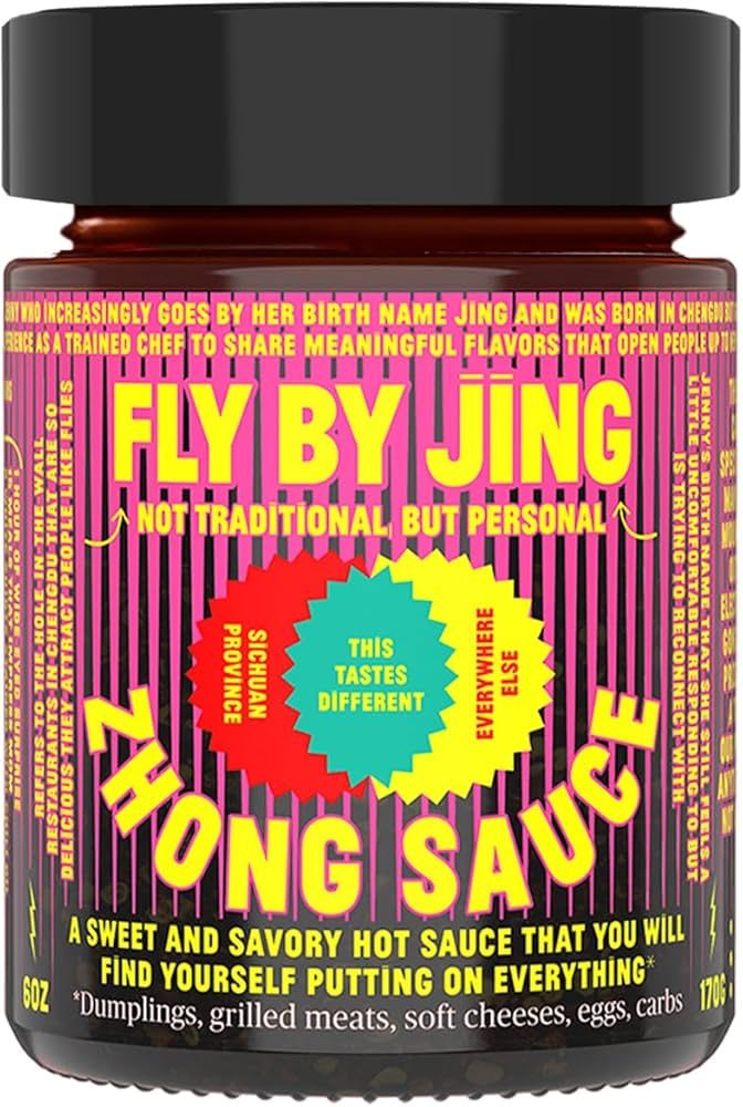 FLY BY JING Zhong Sauce, Deliciously Sweet and Spicy Sichuan Sauce, All-Natural and Vegan, Versat... | Amazon (US)