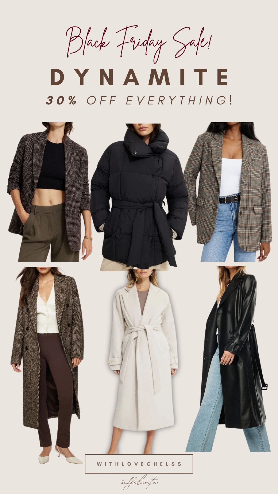 Dynamite Black Friday sale!
30% off everything!

#LTKCyberWeek

#LTKpartywear #LTKwinter #LTKgiftguide #LTKsale #LTKcanada