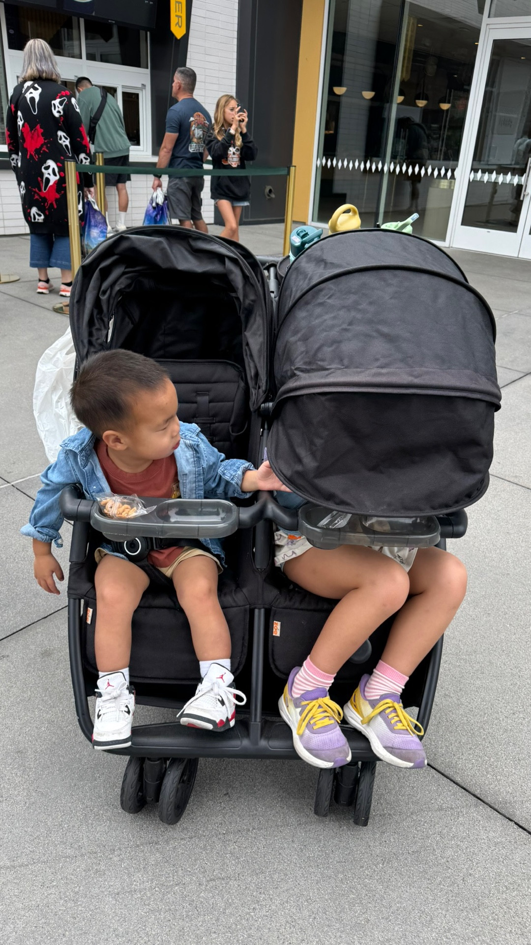 Our go-to double stroller for trips, theme parks, and anywhere that requires more waking. It’s super lightweight, folds up easily, fits through most doorways, and makes wrangling two kids feel so much easier. And it’s 15% off for Black Friday right now, so it’s a good time to snag it if you’ve been thinking about it! 

#LTKGiftGuide #LTKCyberWeek #LTKHoliday