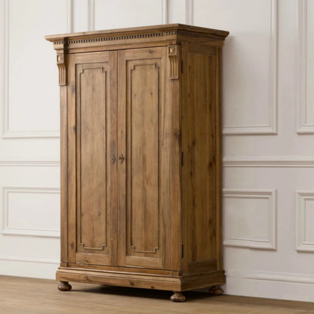 Simple And Retro Solid Color Wardrobe | Wayfair North America