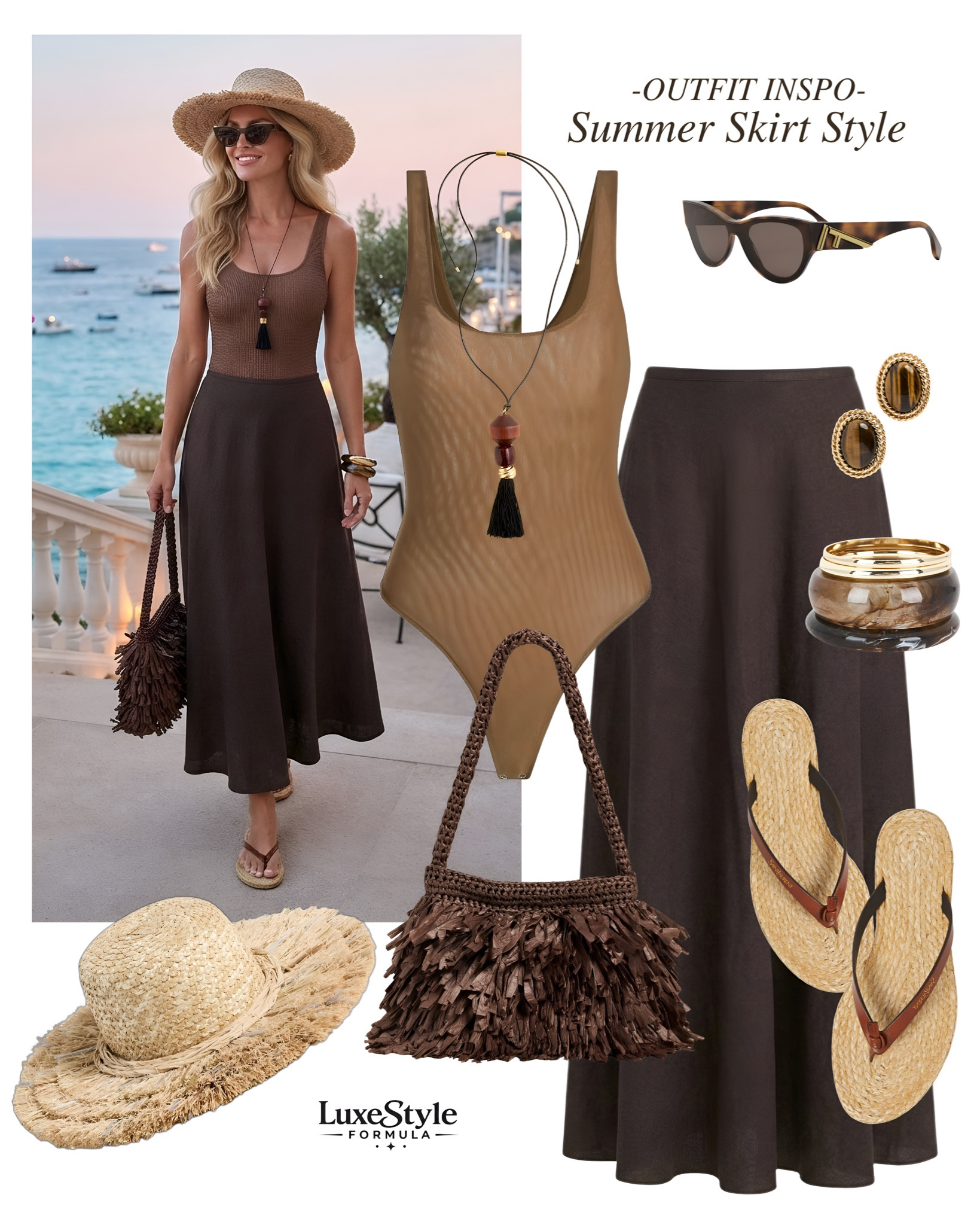 This look screams quiet luxury 🤎✨

summer skirt outfits, midi skirt outfit ideas, maxi skirt outfit, denim skirt outfit, cotton skirt outfit, vacation outfit ideas, resort wear outfits, coastal chic style, European summer outfits, elegant summer fashion, effortless summer style, neutral summer outfits, capsule wardrobe summer, breathable summer outfits, striped skirt outfit, beach vacation outfits, feminine summer looks, casual chic outfits, warm weather fashion, timeless summer style

#SummerSkirtOutfits #MidiSkirtStyle 

#LTKTravel #LTKSeasonal #LTKootd