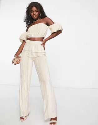 In The Style - co-ord in camel | ASOS (Global)
