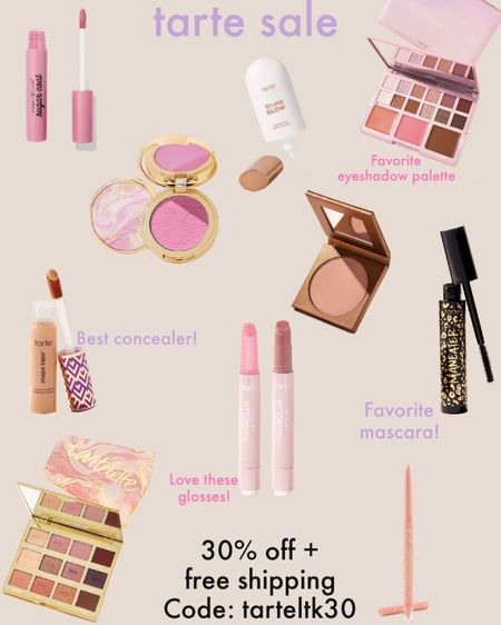 Tarte sale! Use code: tarteltk30 for 30% off + free shipping 💜 

Shape tape sale
Favorite mascara on sale
Eye shadow palettes on sale



#LTKbeauty #LTKSpringSale #LTKsalealert