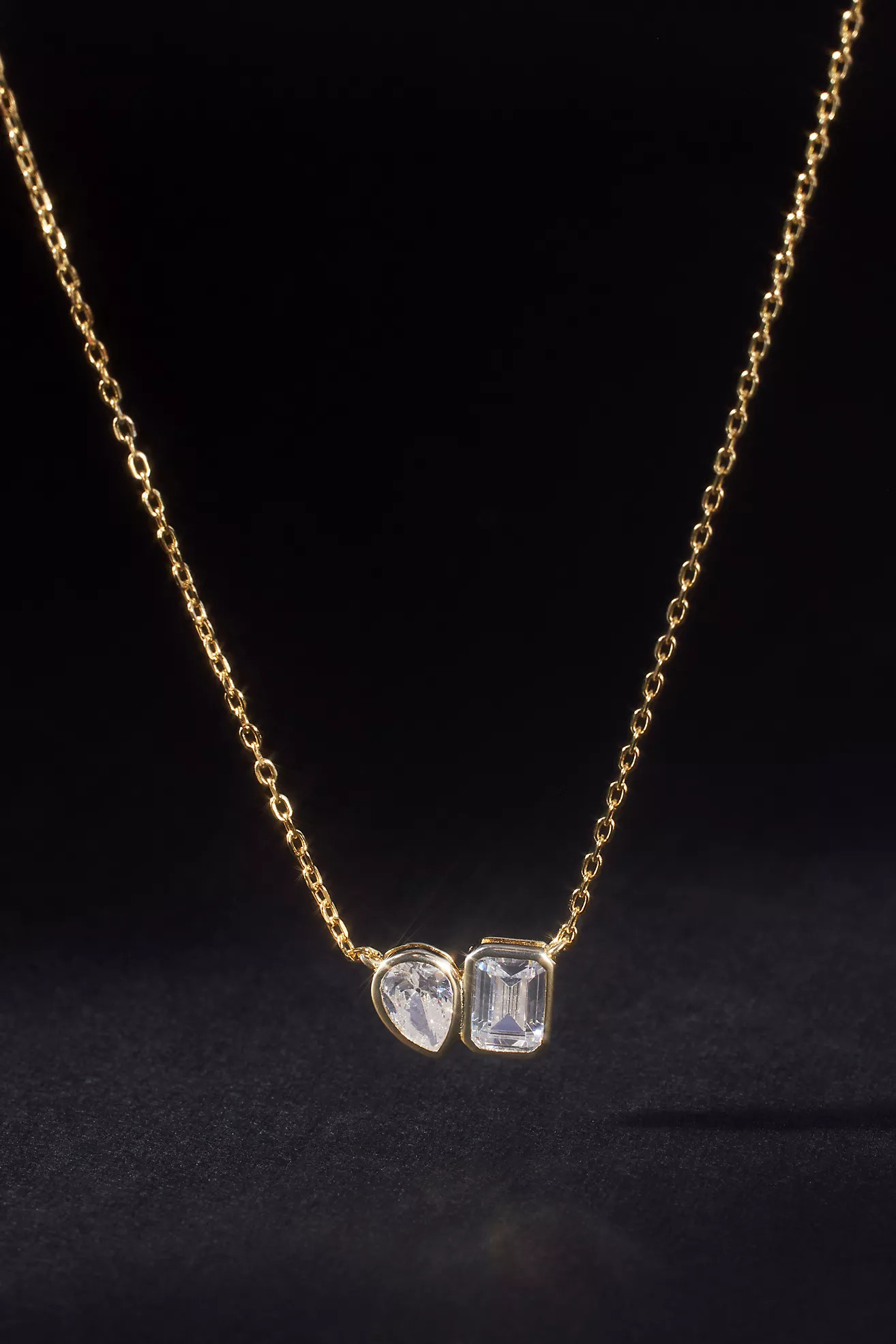 By Adina Eden 14k Gold Teardrop Necklace | Anthropologie (US)