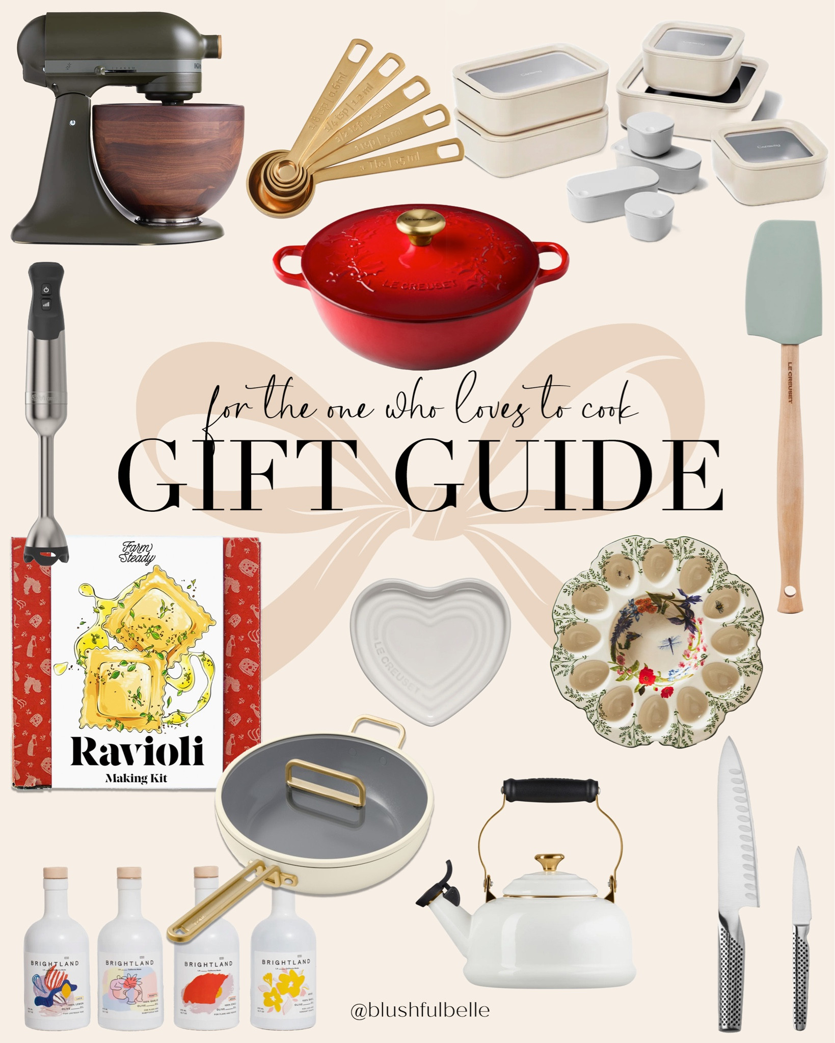 Gift ideas for the home cooks & anyone who loves to whip up new recipes in the kitchen! 🧑🏻‍🍳👩🏻‍🍳 Picked some great finds from Williams Sonoma, Anthropologie, Nordstrom and more at a variety of price points. I have the Caraway food container set and love it! It’s a step up from the plastic ziploc containers we used to have and I like that these are dishwasher safe! 

#LTKGiftGuide #LTKCyberWeek #LTKHome