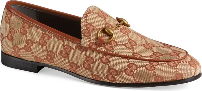 New Jordaan GG Supreme Canvas Loafer (Women) | Nordstrom
