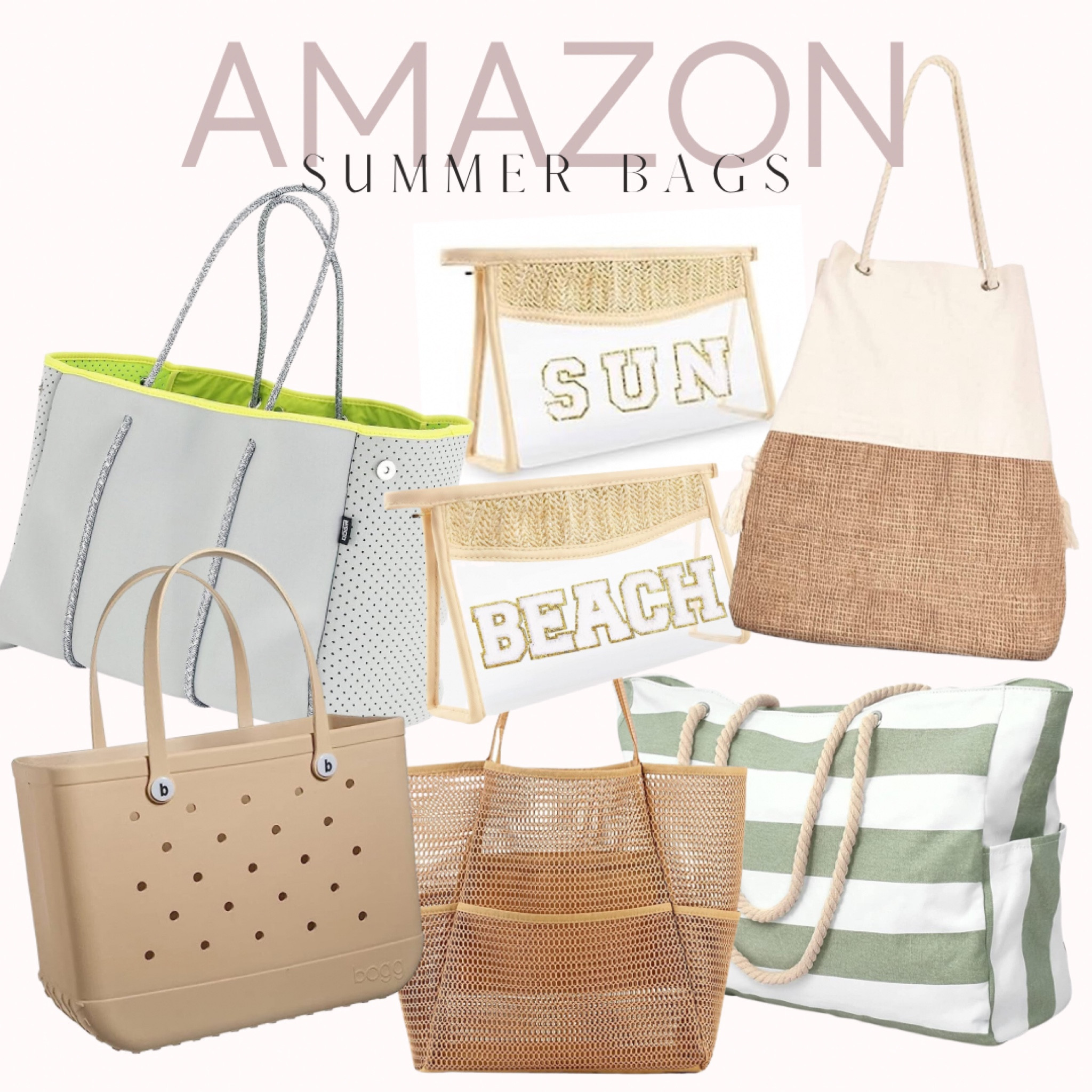 Amazon summer bags - many on sale!

Beach bag | summer bag | lake bag | amazon bags | amazon summer bag | amazon summer finds | beach | beach vacation | beach essentials | summer essentials | Fourth of July | Fourth of July outfit | Fourth of July finds | Fourth of July bag | lake day | swimsuit | Fourth of July swimsuit | clear bag | clear beach bag | summer dress | summer dresses | travel | travel bag | travel outfit | summer bag | tote bag | summer tote bag | summer floatie | daily deal | amazon daily deal | lake float 

#LTKsalealert #LTKunder50 #LTKtravel