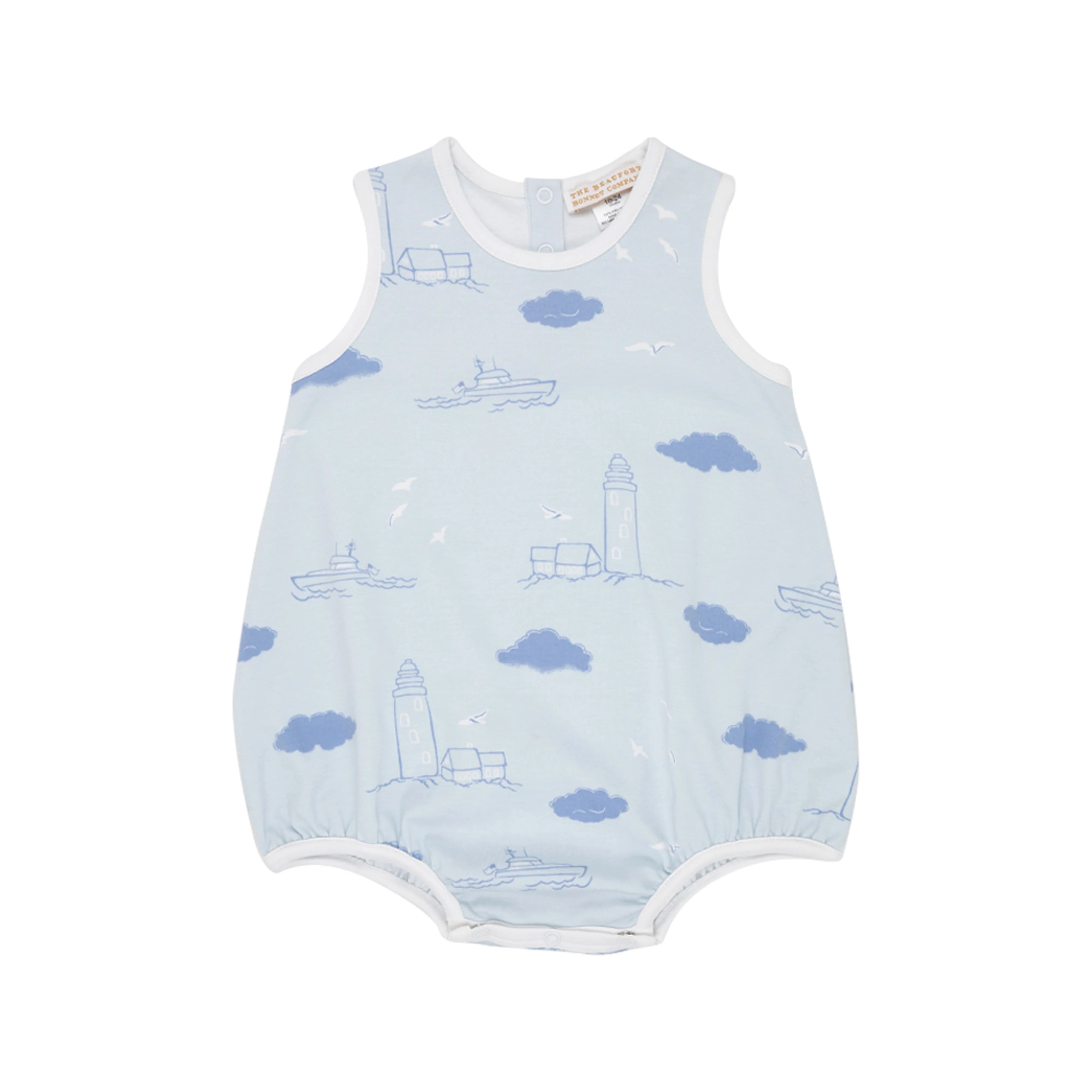 Patton Play Bubble - Loggerhead Lighthouse with Worth Avenue White | The Beaufort Bonnet Company