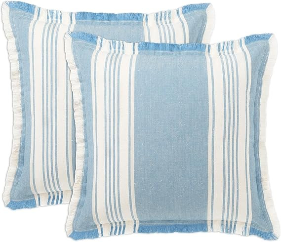 Folkulture Throw Pillow Covers for Couch, 18x18 Decorative Couch Pillows for Living Room, 100% Co... | Amazon (US)