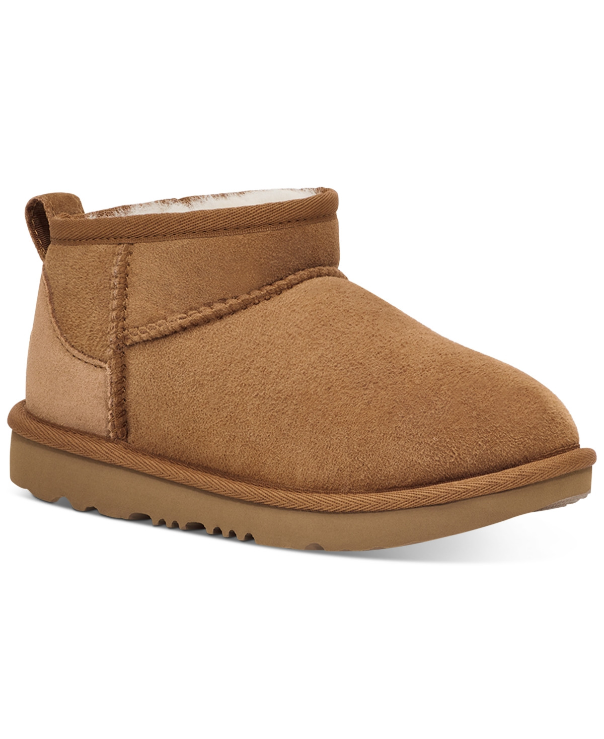 Ugg Kids Classic Ultra Mini Twinface Sheepskin Booties | Macys (US)