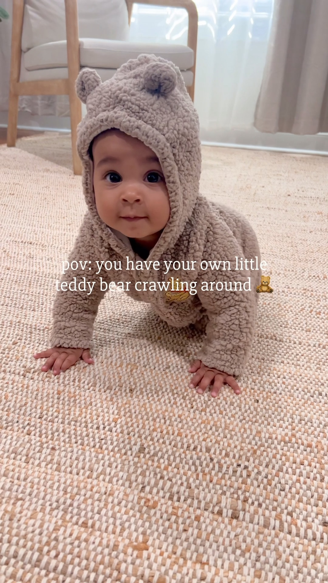 If you needed a sign to buy your baby a teddy bear onesie, this is it! 🧸 

#LTKBaby #LTKKids #LTKFamily