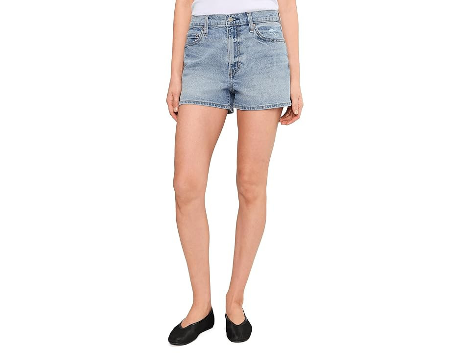 DAZE Troublemaker High-Rise Shorts Women's Clothing Marina Vintage: 30 One Size | Zappos.com