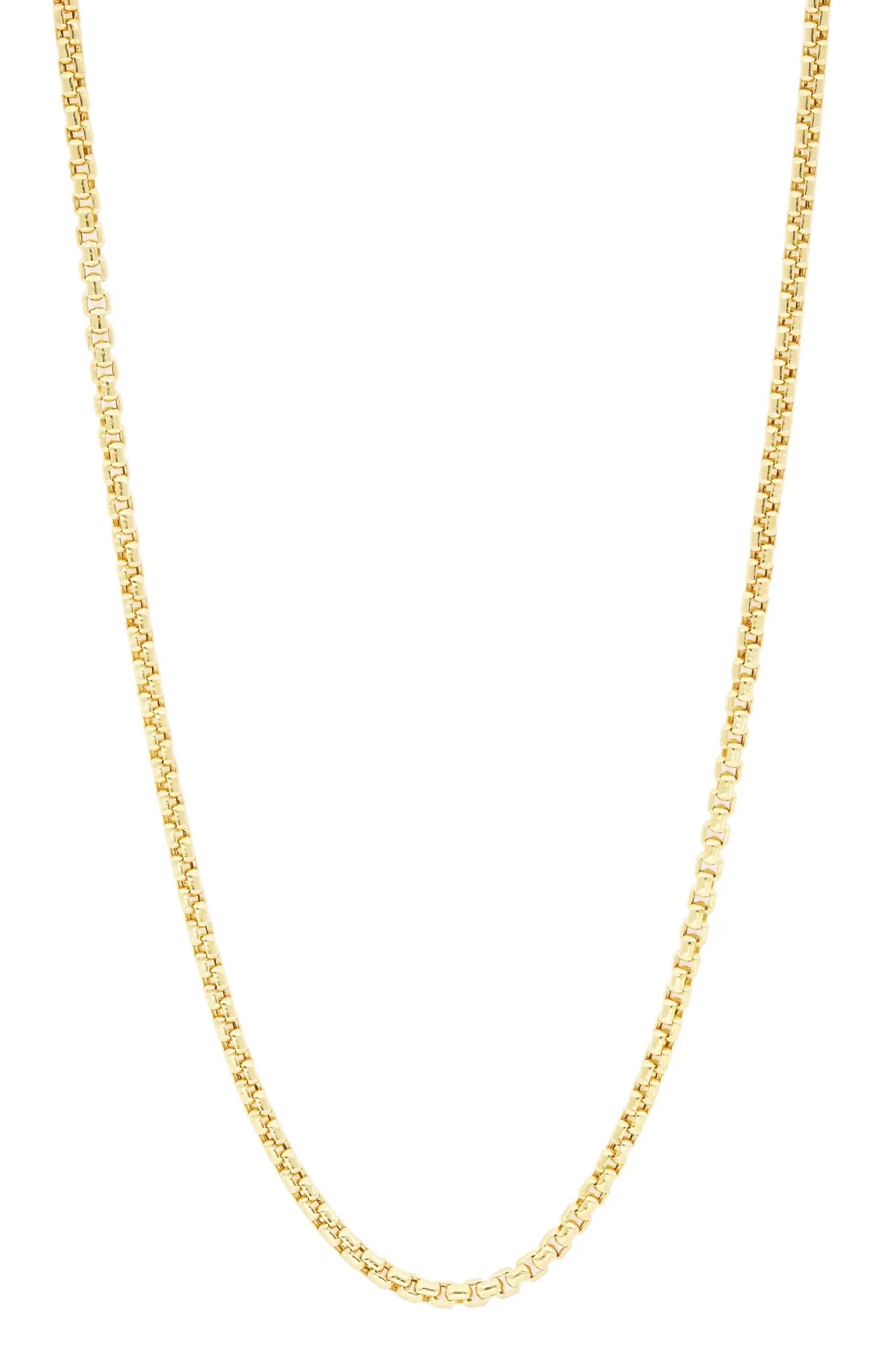 Bony Levy Men's 14K Gold Box Chain Necklace | Nordstrom | Nordstrom