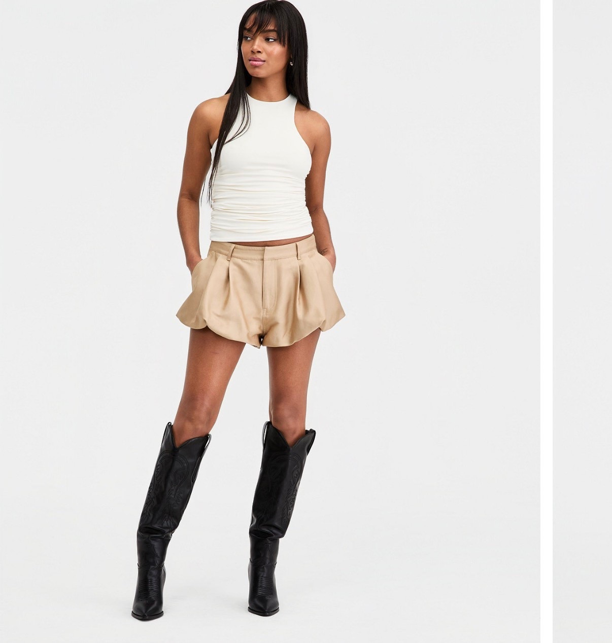 Soft neutrals with a bold twist 🤍✨
This look is proof that simple pieces can still make a statement. A sleek halter top paired with tailored shorts + knee-high boots = effortless confidence with just the right amount of edge.

Perfect for transitioning seasons or when you want to look put together without overthinking it.

Shop this look + similar styles in my LTK 🤎




neutral outfit, halter top outfit, tailored shorts, knee high boots outfit, chic casual style, elevated basics, minimalist fashion, over 50 style, effortless outfit, modern classic style

#LTKPetite #LTKSaleAlert #LTKFestival