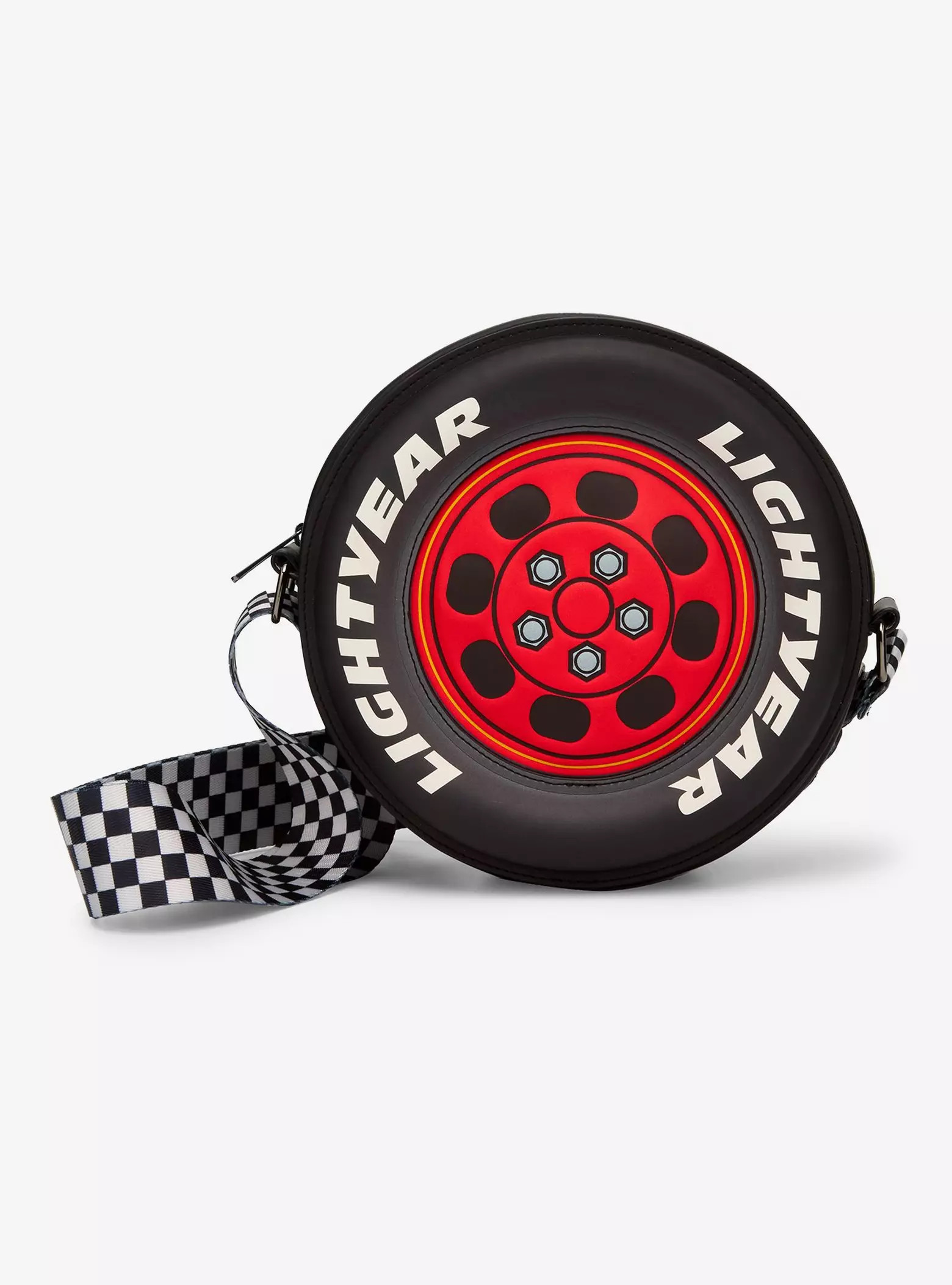 Loungefly Disney Pixar Cars Lightning McQueen Tire Figural Crossbody Bag - BoxLunch Exclusive | BoxLunch