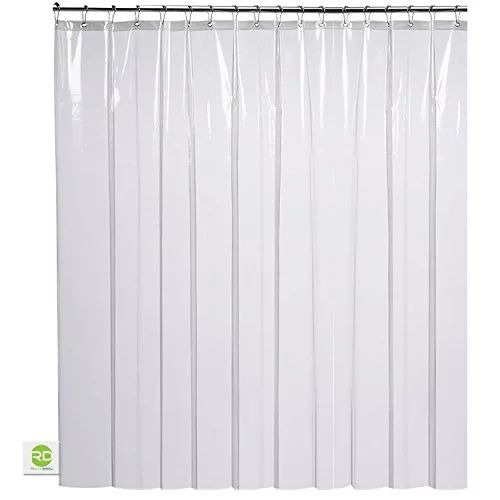 Clear Shower Curtain Mildew Resistant - 72x72 Peva Bath Curtains Liner for Bathroom Odorless No T... | Walmart (US)