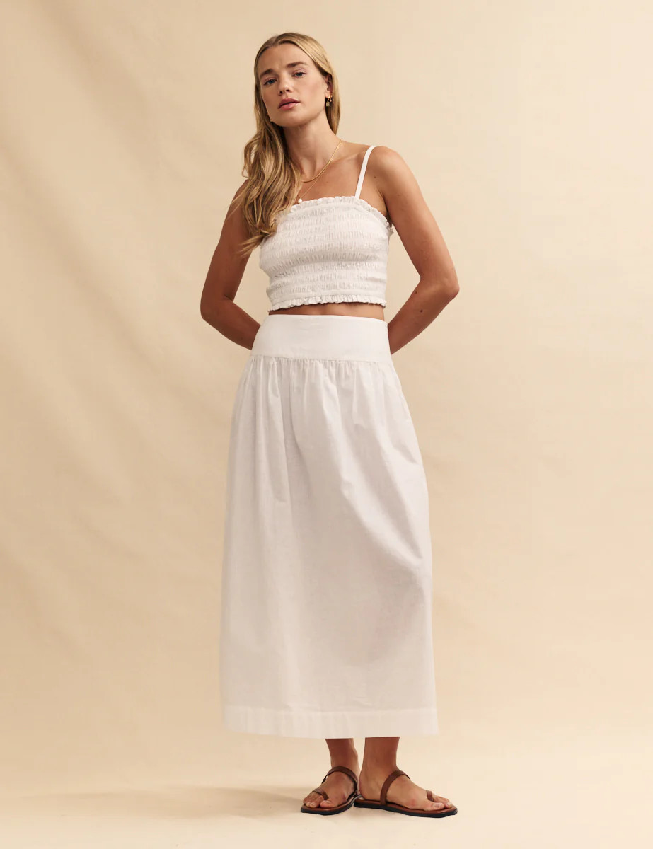 White Drop Waist Mallory Maxi Skirt
  

  
    
      £52.00
      £65.00 | Nobody's Child