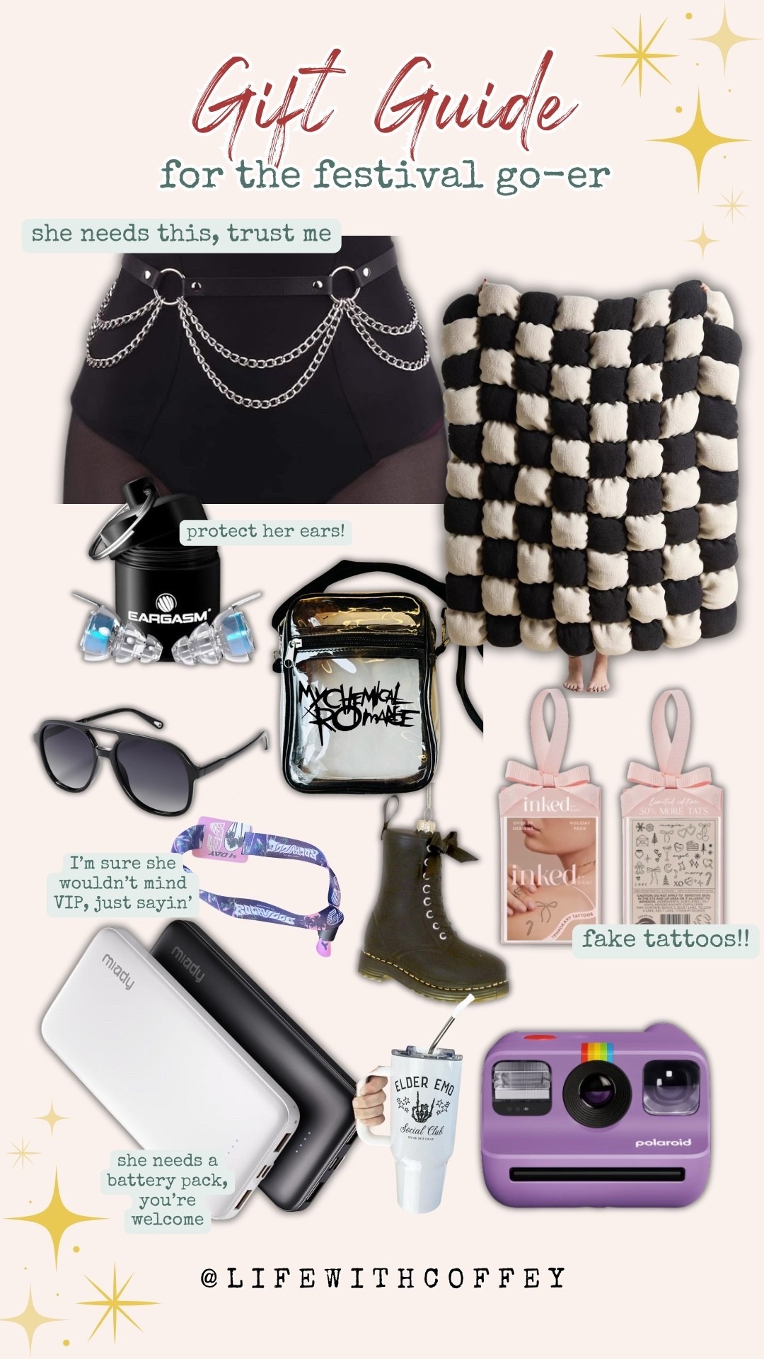 Gift guide for the girl who loves rock festivals 

#LTKHoliday #LTKSeasonal #LTKGiftGuide